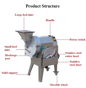 High Quality Vegetable <strong>and</strong> Fruit Chopper <strong>Slicer</strong> <strong>Dicer</strong> for Carrot Cucumber Potato Electric Cutting Machine - Product Image 2
