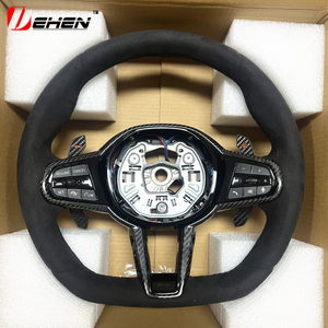Volant de voiture en fibre de carbone et cuir perforé pour GR A90 A91 MKV MK5 MK4 2019-2025, volant sport racing - Product Image 4