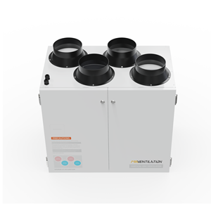 Ventilation verticale à double flux, moteur BLDC, 350 m3/h, système de CVC à air frais, récupération de chaleur, contrôleur, économie d'énergie, acier inoxydable - Product Image 3