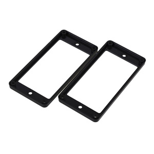 Humbucker Guitar Pickup Ring Cover khung phẳng Top Set thay thế Guitar điện hoặc Bass (màu đen) - Product Image 4