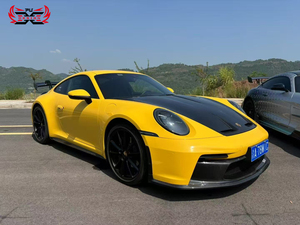 Parachoques divisor delantero de fibra de carbono seco estilo <span class=keywords><strong>GT3</strong></span> para Porsche 911 992 BodyKit - Product Image 3