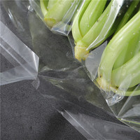 Sacs en plastique recyclé BOPP micro-perforés auto-adhésifs anti-buée, personnalisés avec ruban OPP, pour l'emballage des légumes en supermarché