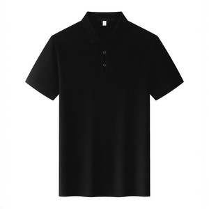 Promotional Polo Shirt Solid Color Polyester Breathable Short Sleeve For Daily Wear - Product Image 3