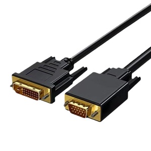 Wodexun – câble adaptateur Dvi vers Vga 24 + 1 mâle à mâle, en cuivre sans oxygène, plaqué or, pour ordinateur portable, projecteur de télévision - Product Image 5