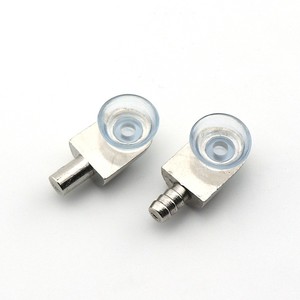 Conector de Soporte para Panel de Vidrio Cilíndrico de una Sola Cabeza, de Aleación de Zinc, Venta Directa de Fábrica de Accesorios de Ferretería - Product Image 1