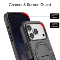 Étui de téléphone magnétique résistant aux chutes pour iPhone 17 16 15 Pro Max 14 13 12 Pro Plus Protecteur de couverture de voiture pour téléphone portable