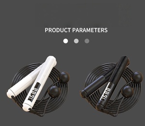 Cuerda para Saltar Inalámbrica Ajustable con Contador, Cuerda de Ejercicio con Bola Grande para Saltar al Aire Libre - Product Image 6