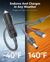 Cable de Extensión de Alimentación 3 en 1 para Starlink Mini, 18AWG, DC USB C, Revestimiento de PVC, Hecho de Cobre Puro, Compatible con Conector DC de Automóvil, Cable para Starlink Mini