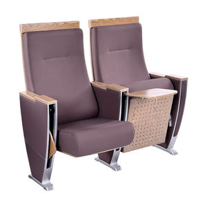 مقاعد حديثة من الخشب أو الألومنيوم بإطار قابل للطي من الفولاذ المصنوع من البولي يوريثين ، مقاعد قاعة تقليدية - Product Image 2