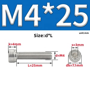 Din912 ss201304 316 thép không gỉ M3 M4 M5 M6 M8 M10 M12 M14 M16 M20 Allen bu lông Hex ổ cắm đầu vít - Product Image 5