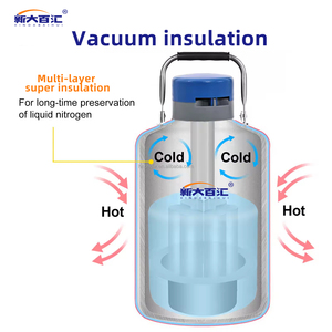 Recipiente de Nitrógeno para Congelación de Semen, 20,30 ml, para Perros, Ganado, Caballos, Válvula de Aleación de Aluminio Baihui, Almacenamiento de Baja Evaporación - Product Image 3