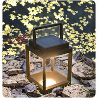 Lampu Senter Tangan LED Solar Camping Outdoor Portable IP44 Taman Rumah Dapat Diredupkan