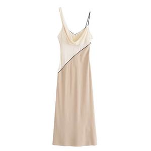 Vestido Midi Vintage sin Espalda para Mujer 2025, Nueva Moda, Sin Mangas, Estilo Camisero, Casual para Primavera y Otoño - Product Image 1