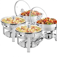 Chauffe-Plat Portable Professionnel de Luxe pour Hôtels et Mariages, Chauffe-Plat à Combustible pour Buffet, Ensemble de Restauration