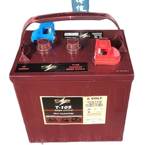 6V <span class=keywords><strong>8V</strong></span> 12V 트로이 관형 딥 사이클 T105 침수 된 납산 배터리 225AH 185AH 207AH 골프 카트 유틸리티 차량 해양 및 UPS 용 - Product Image 1