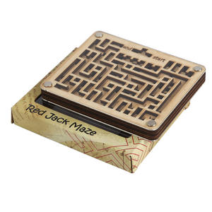 <span class=keywords><strong>Labyrinthe</strong></span> en bois découpé au <span class=keywords><strong>laser</strong></span> 3D à deux couches Puzzle <span class=keywords><strong>Labyrinthe</strong></span> anti-stress en PVC Jeu de puzzle stimulant pour adultes bébés - Product Image 5