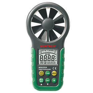 Anémomètre numérique MASTECH MS6252A, compteur de vitesse du vent, testeur d'humidité de la température ambiante avec interface USB - Product Image 1