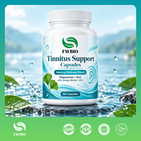 Capsules de soutien avancé pour le acouphènes, formule nutritive auditive avec CoQ10, capsules de soutien pour le acouphènes en marque blanche, usine de capsules de soutien pour le acouphènes