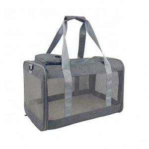 RTS Durable Cat Bag Pet Cages Carrier Pet Carrier Sac de transport pour animaux de compagnie pour voyage Pliable Soft Face Mesh Pet Dog Outdoor Bag - Product Image 1