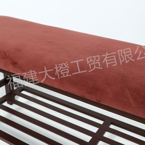 Custom Made Bamboo Shoe Changing <b>Stool</b> With Plush Cushion Home Storage Living Room <b>Bedroom</b> Adult Use - Product Image 4