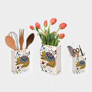 Jarrón de Cerámica con Diseño de Dibujos Animados Estilo Europeo y Americano, Decoración Creativa para Mesa, Regalo Original, Ideas de Decoración para el Hogar - Product Image 2