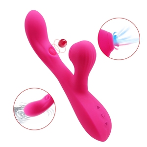 Consolador de succión para el clítoris, juguete sexual 3 <span class=keywords><strong>en</strong></span> 1 de <span class=keywords><strong>10</strong></span> frecuencias con vibración para el <span class=keywords><strong>punto</strong></span> G y el conejo - Product Image 4