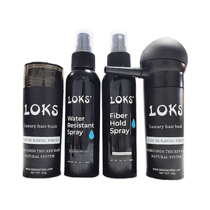 100% มนุษย์ผู้ผลิต <span class=keywords><strong>Topik</strong></span> กลุ่มหนาหนาถาวร1กิโลกรัมเติมเคราตินผมอาคารไฟเบอร์ผงสเปรย์ Applicator ชุด - Product Image 1