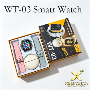 2026 WT-03 Affordable Smart Watch Set Dual Straps With Earbuds Wireless Ear Clip Outdoor Sports Smart Wrist Watch Auriculares - Product Image 3