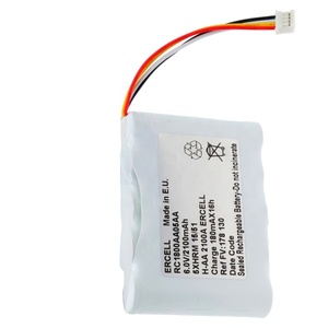 RC1800AA05AA RHINO PODER DE ALTA QUALIDADE 6V 2100mAh Ni-MH Bateria de Substituição para Agilia Fresenius Kabi RC1800AA05AA - Product Image 4