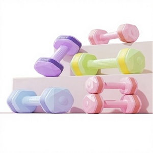 Haltères en béton pour femmes et enfants, équipement de fitness à domicile, barres d'haltères, kettlebells, petite paire de 2 kg pour l'entraînement de force - Product Image 1