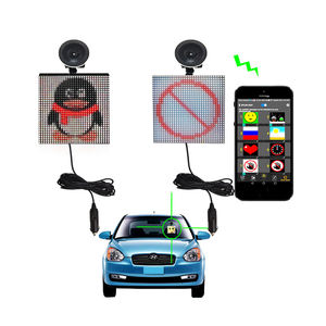 Led P4 Smart <b>Car</b> Screen Factory Led <b>Car</b> Rear Window Expression Screen Led Expression Light <b>Car</b> Screen Usb Rechargeable Battery - Product Image 1