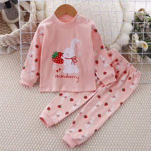 Bộ đồ ngủ trẻ em in hình theo yêu cầu, chất liệu cotton dày dặn, đạt chứng nhận sinh thái, dành cho mùa đông - Product Image 1