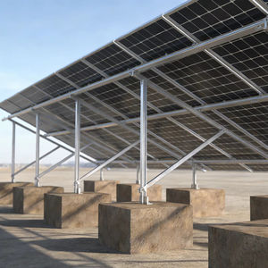 Sistema de Montaje Solar de Campo Abierto Moderno de Alta Calidad, Soporte de Suelo para Paneles Fotovoltaicos, Aluminio, Acero Galvanizado en Caliente, Alta Resistencia al Viento - Product Image 1