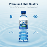 Étiquettes de bouteilles en PVC personnalisées en gros : étiquettes imperméables double face pour eau minérale, boissons gazeuses, vin et bière