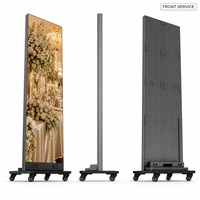 Affichage LED 640x1920 P1.53 à service frontal sans soudure GOB 3840Hz 500cd Garantie 2 ans Signalisation numérique pour hall d'entreprise