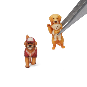 Figura Decorativa de Animal de Resina Profesional Ecológica, Golden Retriever - Béisbol y Juguetes - Product Image 3