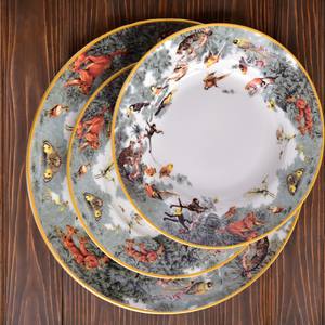 Wholesale Vintage Gold Ceramic <b>Tea</b> Cup <b>Sets</b> Jungle Animals Coffee Cup <b>Set</b> <b>Bone</b> <b>China</b> <b>Tea</b> Cup <b>Sets</b> for Arabic Speaking Customers - Product Image 4