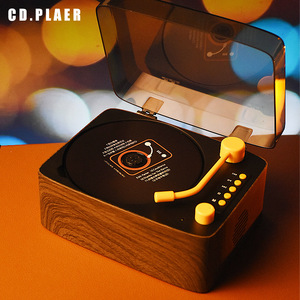 Lecteur <span class=keywords><strong>CD</strong></span> rétro multifonction personnalisé en usine, haut-parleur Bluetooth pour musique prénatale, lecteur <span class=keywords><strong>CD</strong></span> portable pour étudiants, cadeau d'anniversaire - Product Image 2