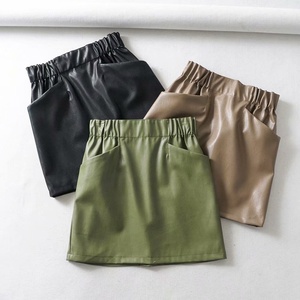 Contrast Color Polyester/Cotton Motorcycle Wear Women <b>Long</b> Sleeve Zipper Jacket 2 Piece Mini <b>Skirt</b> Set Eco-Friendly Breathable - Product Image 3