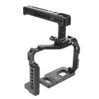 Cage de Protection DSLR avec Poignée Supérieure Accessoires Photo pour A7R4/A7M3/A7III Rig de Cage de Caméra de Sécurité Vidéo pour Sony A7S3 A73