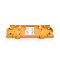 Nampan Splice serat optik kualitas tinggi dengan 12/24 port ABS Bahan dua dudukan sambungan-untuk dukungan OEM serat FTTH