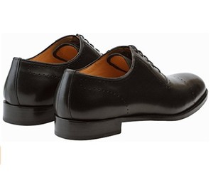 รองเท้าหนังแท้แบบกึ่งโบรกสำหรับผู้ชาย รุ่น DS07 ทำมือ - Product Image 6