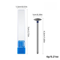 Foret à ongles diamanté de qualité supérieure, 32 styles, compact, pour retirer les cuticules, outil de manucure professionnel portable