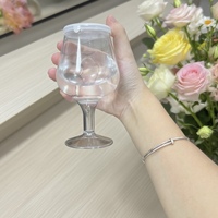 Verre à champagne en plastique cristal incassable à tige courte détachable de qualité supérieure et verres à vin gobelet verres à pied pour bar fête de mariage