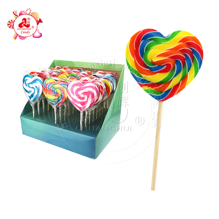 heart swirl lollipop