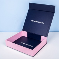 Fabricant de boîtes en carton recyclé, boîte cadeau rigide à fermeture magnétique, boîte pliable pour marque de vêtements