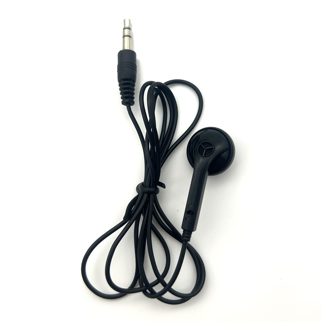 High Quality Cheap Lowest Price Bass Earbuds Single Ear Headphones Disposable Airline Mono Earphones