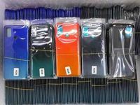 Boîtier personnalisé pour iPhone 6 6s 7 8 Plus SE 2022 Or Noir Bleu – Coque arrière carrée complète
