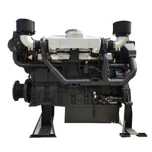 Gloednieuwe Motor Marine Diesel 500kw/1000Rpm Shang Chai Voor Marine Sc33w680.2ca2