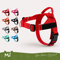 Harnais anti-traction pour chien, réglable, léger, en nylon, design élégant, pour chiens de taille moyenne et grande, pour la promenade, l'entraînement et les activités de plein air